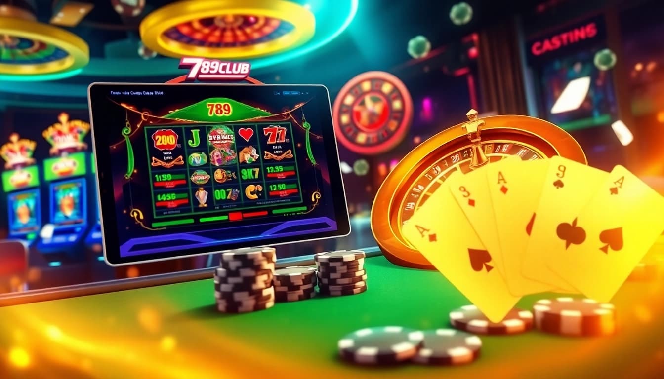 Experience thrilling gameplay action at 789club with vibrant casino elements and dynamic gaming atmosphere.