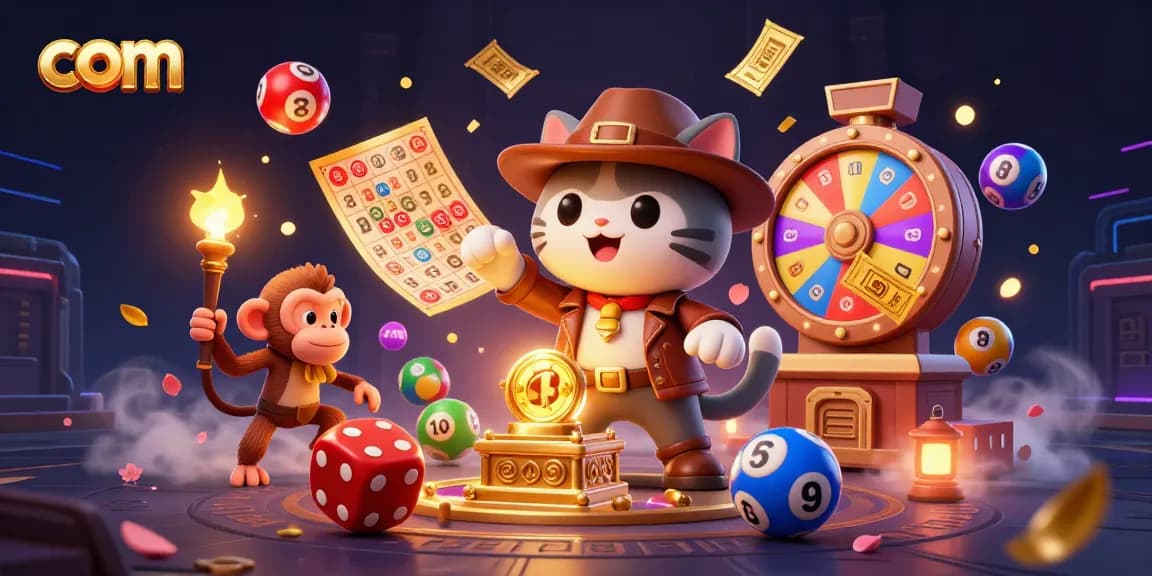 Experience thrilling gameplay at com with the cartoon explorer and vibrant casino elements.