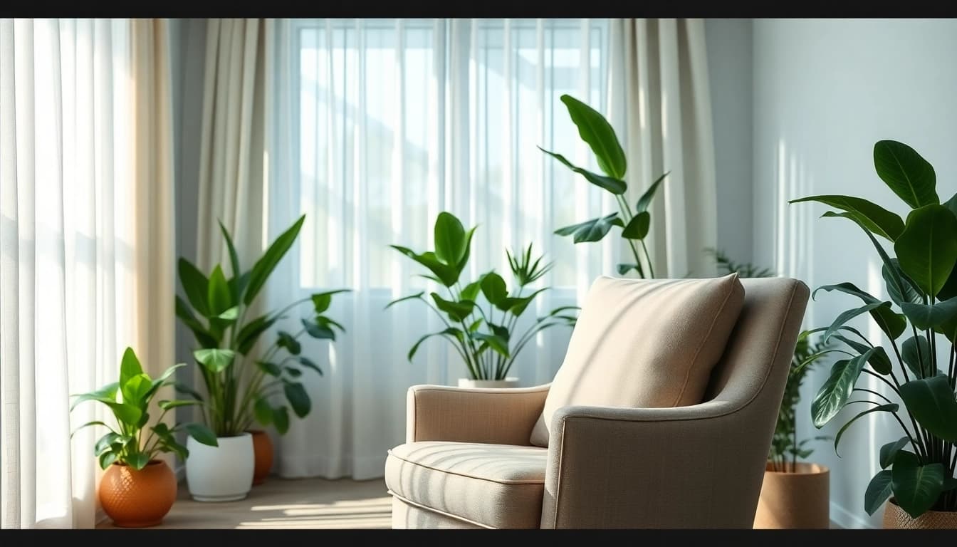 A tranquil workspace illustrating strategies for managing stress and anxiety effectively.