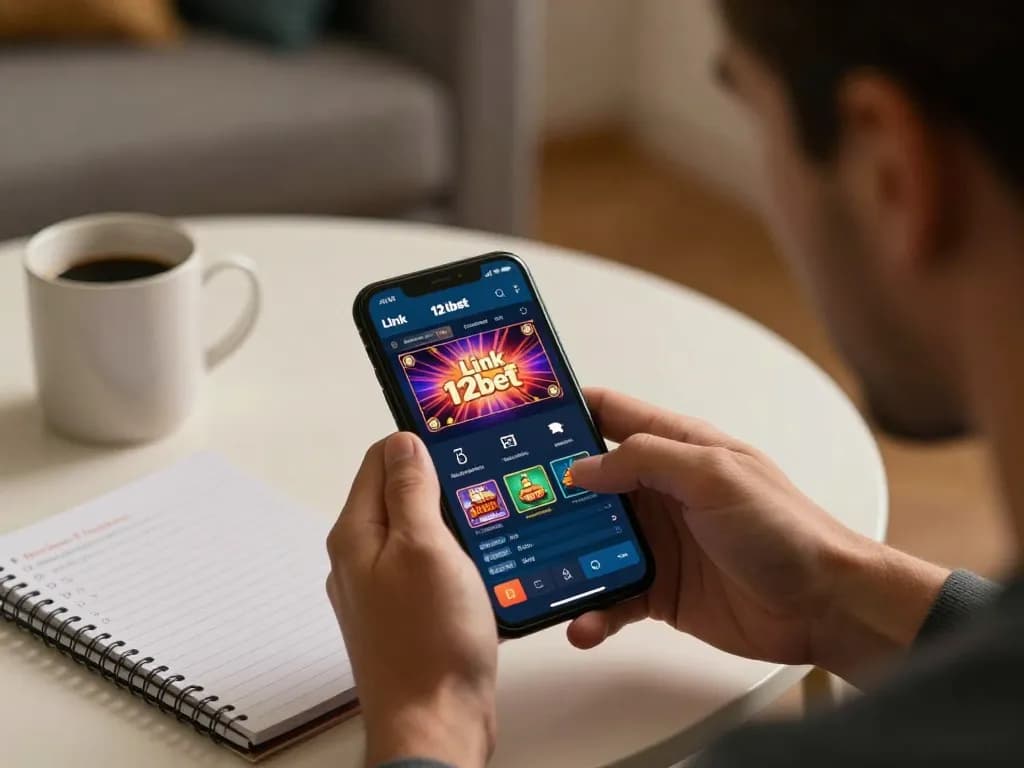 Khoảnh khắc thú vị khi sử dụng ứng dụng di động Link 12bet để cá cược trực tuyến trên smartphone với đồ họa casino