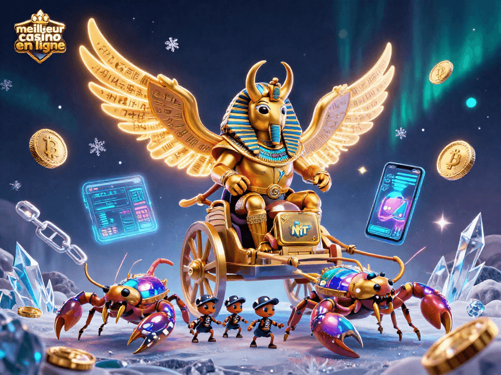 Jouer au meilleur casino en ligne avec des éléments de poker et des symboles de jackpot.