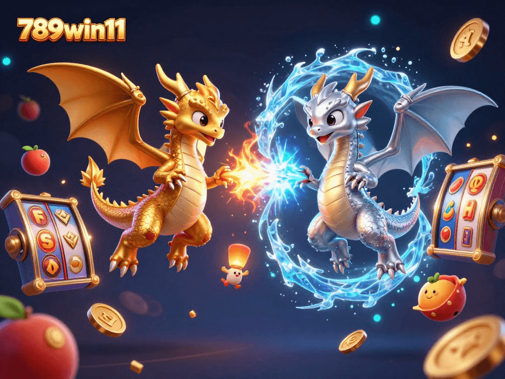 Experience thrilling adventures with 789win11's vibrant gaming scene featuring dragons and slots.