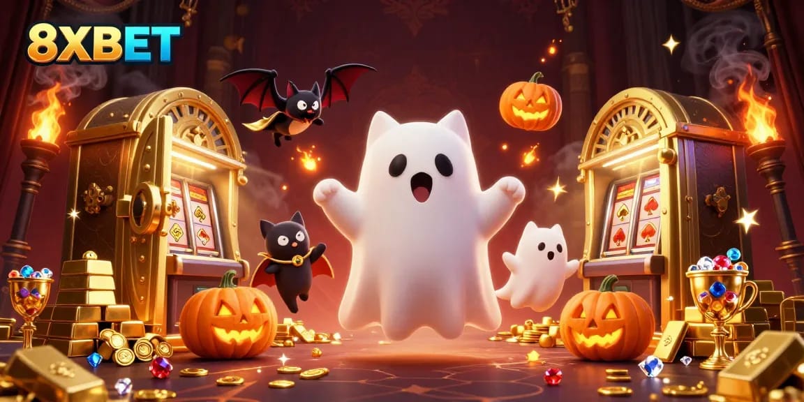 Engage in thrilling gambling experiences with 8XBET at a luxurious haunted casino.