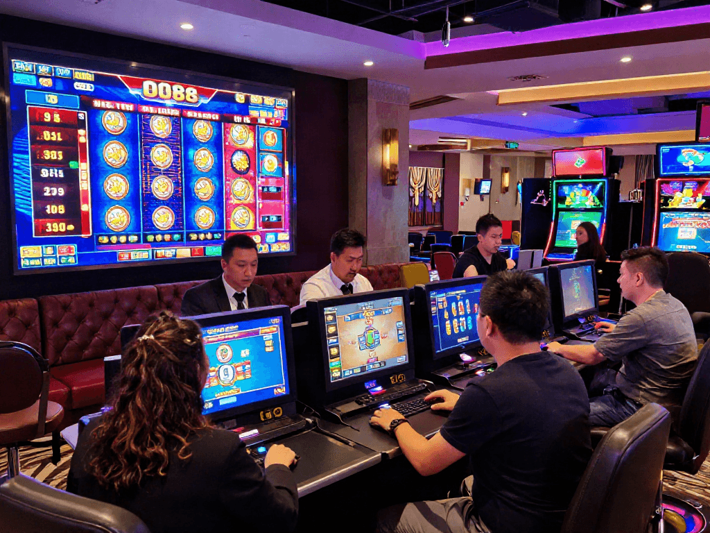 Exciting gameplay at slot88 casino with players engaged in vibrant online gaming.