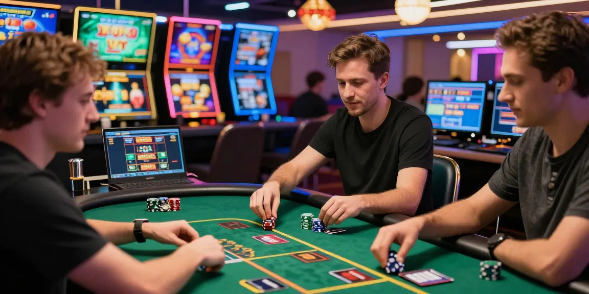 Players enjoying live dealer games at online casinos that accept credit card with vibrant atmosphere.