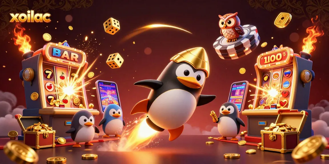 Experience thrilling online gaming with xoilac at a vibrant, action-packed casino scene.