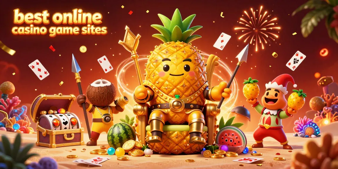 Experience dynamic gameplay at the best online casino game sites with vibrant imagery of casino characters and elements.