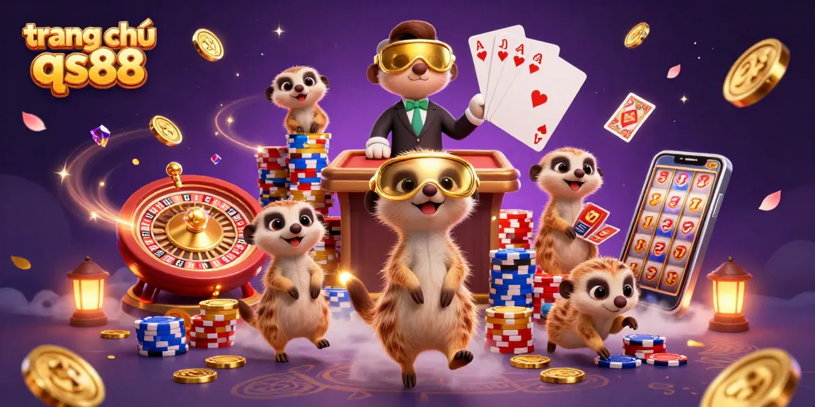 Experience the dynamic world of trang chủ qs88 as meerkats operate an exciting casino.