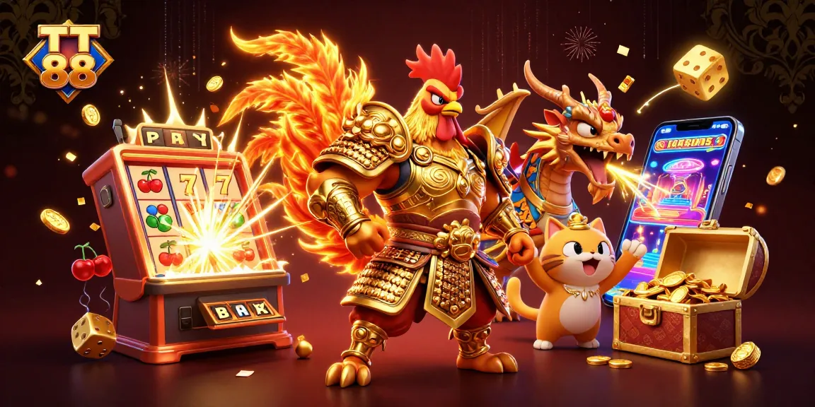 Win big with TT 88 while enjoying a vibrant 3D casino adventure packed with excitement.