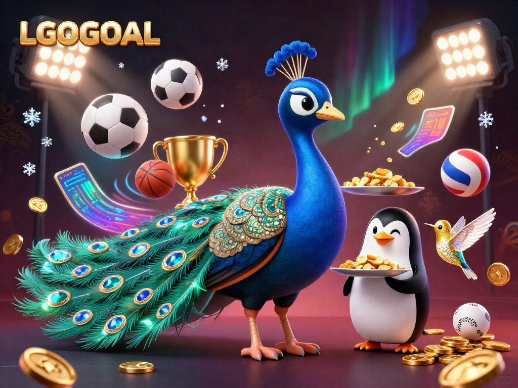Experience higher odds and thrilling mixes with LGOGOAL's vibrant illustration of sports betting excitement.
