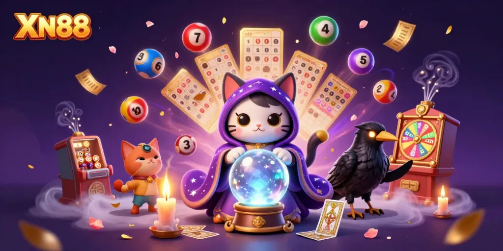 Experience thrilling action at XN88 with dynamic lottery elements and enchanting characters.