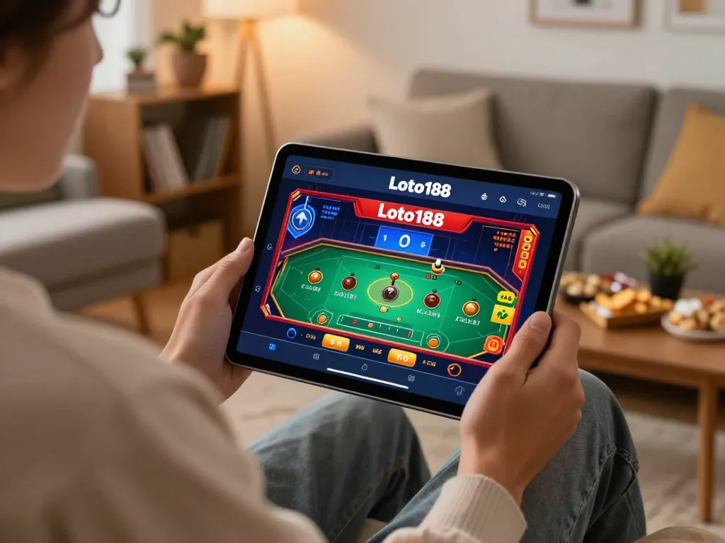 Engaged players experiencing loto188's features during a live online game session.