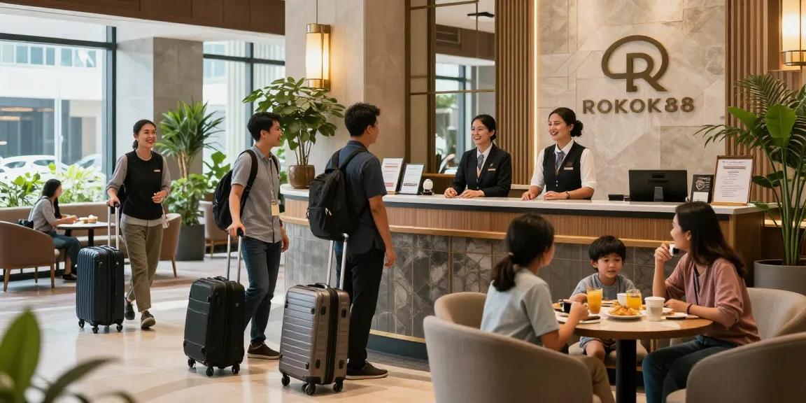 Welcoming lobby at https://rokok88.io showing friendly reception and comfortable seating.