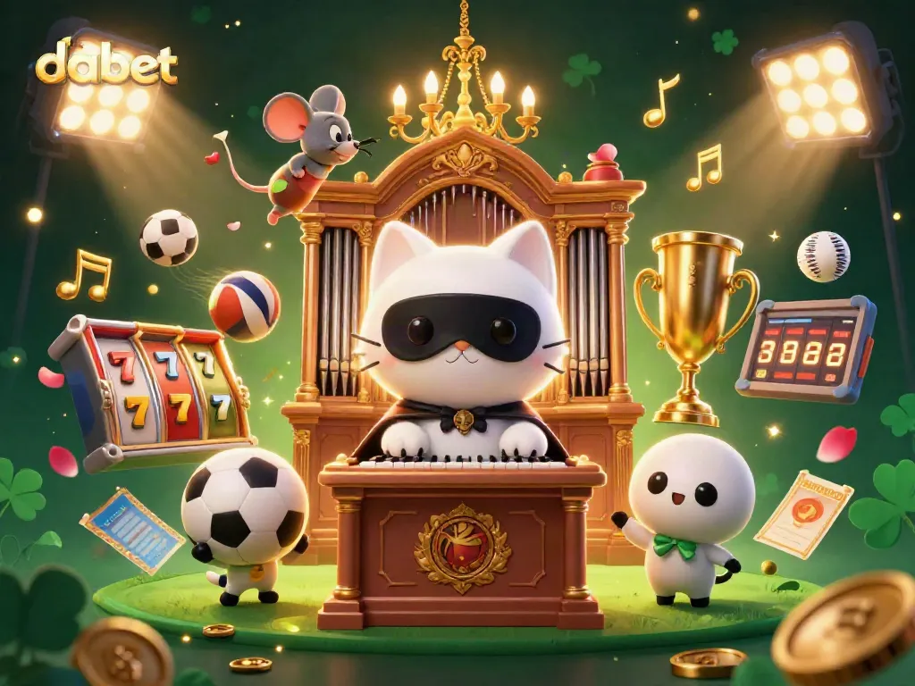 dabet captivates with a vibrant scene of immersive gaming featuring dynamic slots action alongside exciting sports elements.