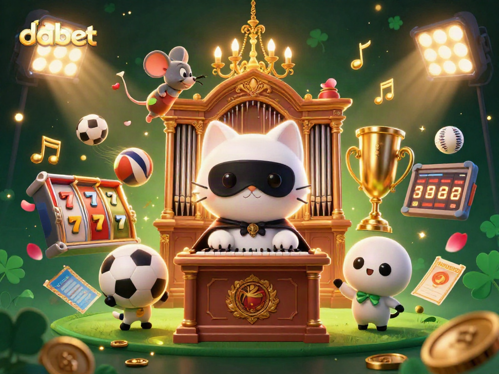 dabet captivates with a vibrant scene of immersive gaming featuring dynamic slots action alongside exciting sports elements.