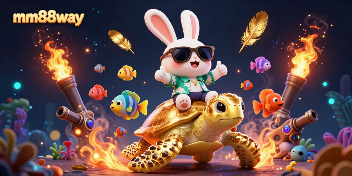 Play fish shooting games at mm88way with vibrant underwater scenes featuring colorful sea creatures.