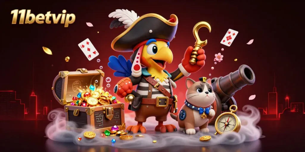 Experience thrilling gameplay with 11betvip, featuring pirate adventures and treasure-filled underwater scenes for exciting casino action.