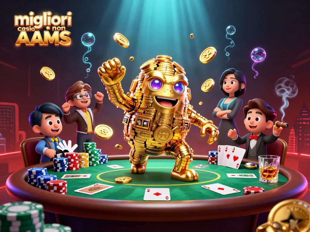 I migliori casino non AAMS offrono avventure imperdibili su un tavolo da poker con un golem d'oro.