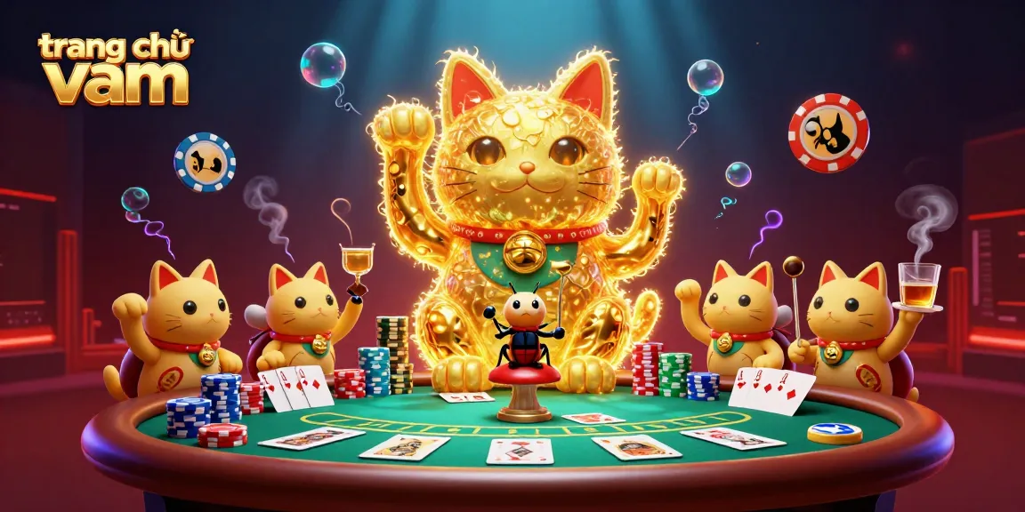 Experience the vibrant energy of trang chủ vmax with a 3D illustration featuring dynamic casino elements and engaging characters.