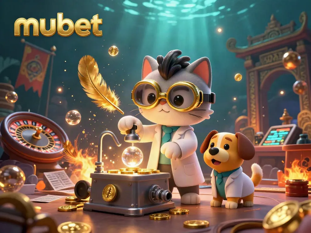Experience thrilling action with mubet's vibrant sports betting scene featuring colorful elements and dynamic characters.