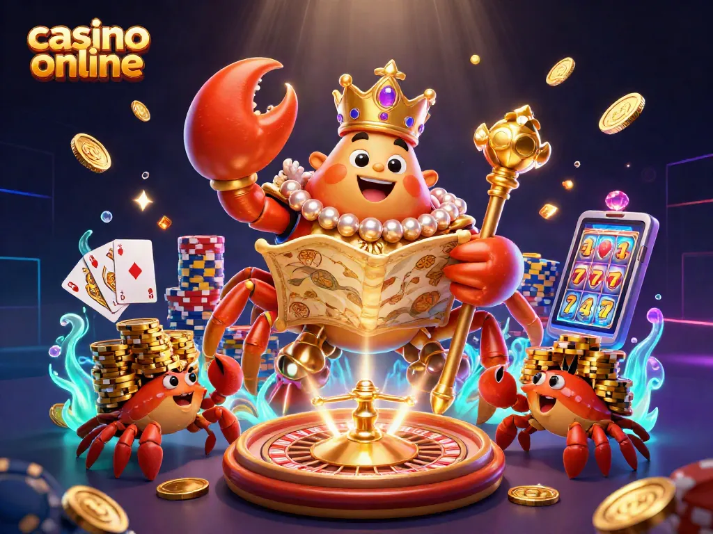 Gana en el casino online jugando con tragamonedas y hasta un emperador cangrejo dorado.