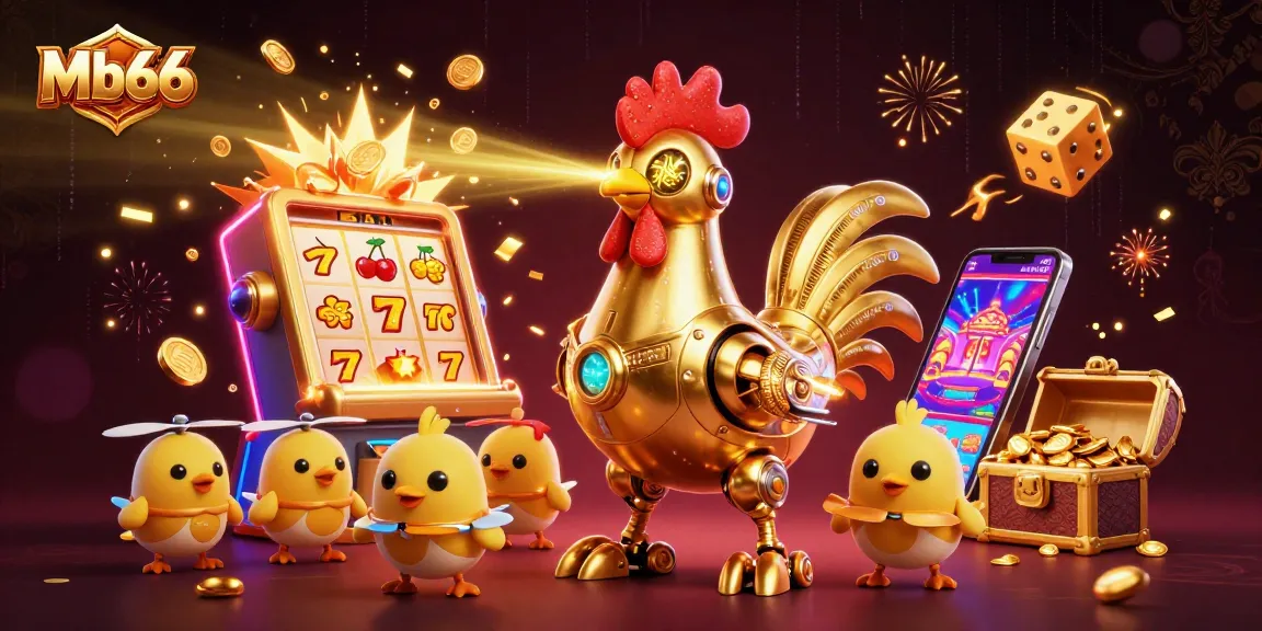 Experience exciting gaming adventures at Mb66 with vibrant casino elements and thrilling characters.