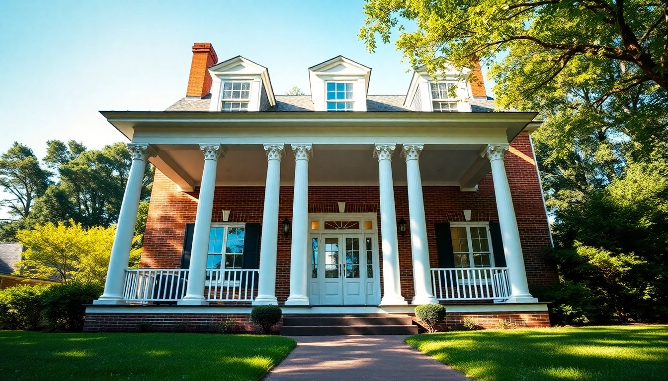 Showcasing a colonial addition on a classic home, emphasizing elegance and architectural detail.