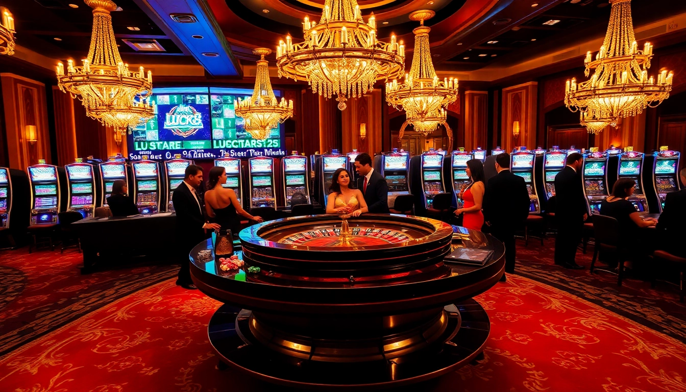 Experience the excitement of winning with Link LUCK8 at a luxurious casino setting.
