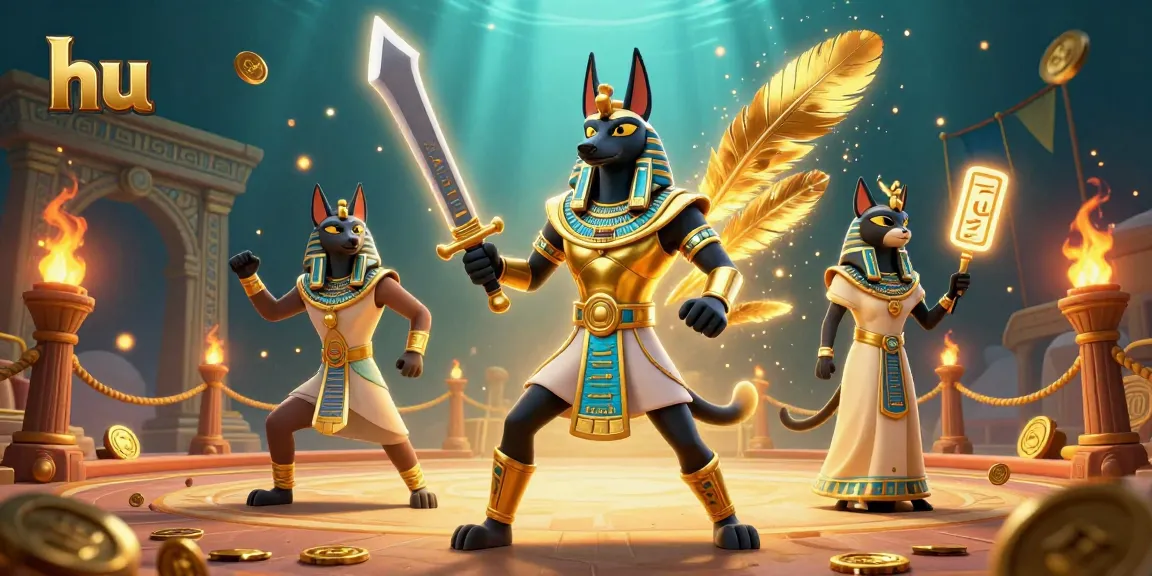 Join the thrilling experience at hu with ancient Egyptian warriors in an immersive casino adventure.
