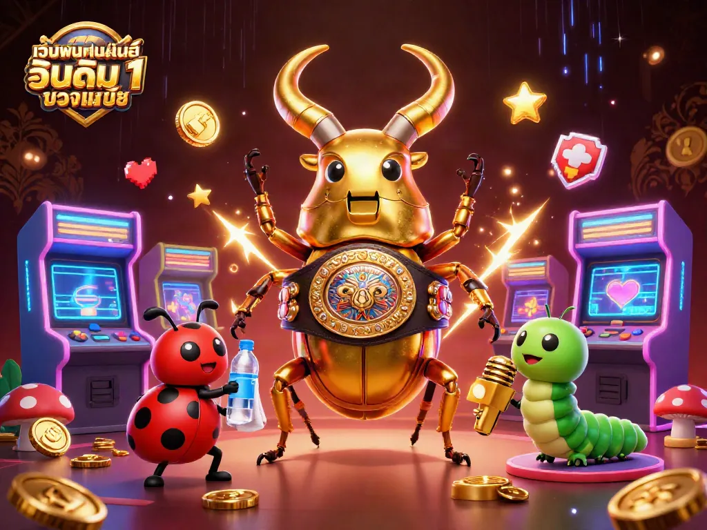 เว็บพนันออนไลน์ อันดับ 1 ของเอเชีย แสดงให้เห็นคาแรคเตอร์ 3 มิติและ elements การเล่นเกมในบรรยากาศคาสิโน
